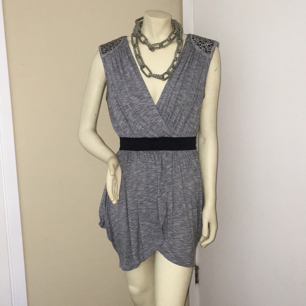DoubleZero Studded Shoulder Tunic